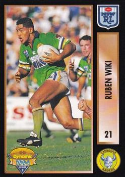 1994 Dynamic Rugby League Series 2 #21 Ruben Wiki Front